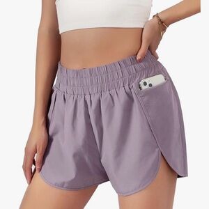 Purple Running Shorts